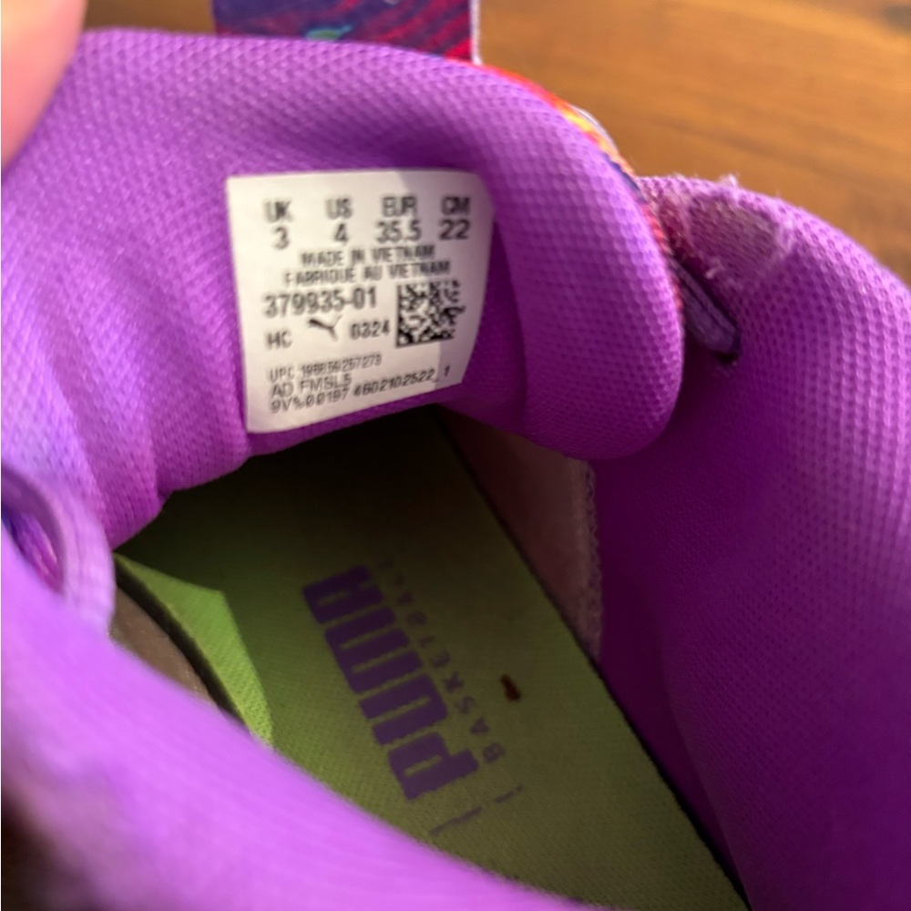 Puma Violet Basketball Shoes